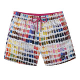 Men's Borneo Multi Fushia Pantone Print Badeshorts - Herre - Multi