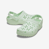 Classic Floral Cut-Out Clog - Unisex - Jade Tint