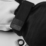 Junior Army Leather Heli Ski 5-fingre - Børn - Black