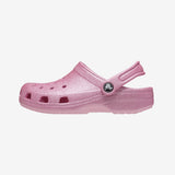 Toddler Classic Glitter Clog - Pink Tweed Glitter