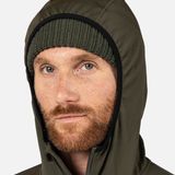 Midlayer m/hætte - Mænd - Olive Shadow