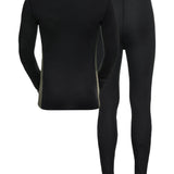 Men's Active Warm Eco Skiundertøjssæt - Herre - Black/Deep Depths