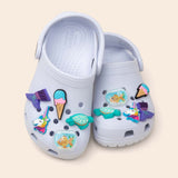Kids' Classic Clog Crocs - Børn (28-35) - Dreamscape (lyseblå)