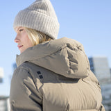 Women's Thundra Parka Dunfrakke - Dame - Dark Sand
