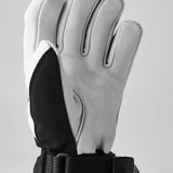 Junior Army Leather Heli Ski 5-fingre - Børn - Black