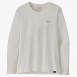 Women's LS Capilene Cool Daily Graphic UV T-shirt - Dame - Boardlogo White