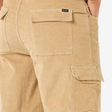 Classic Surf Cord Cargo Short - Herre - Khaki