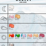 Flight Tracker L (7104) Skibriller - Matte White/Prizm Torch
