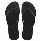Slim Glitter Klipklapper - Dame - Black