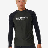 Shock UV Long Sleeve Rash Guard - Herre - Black Marle
