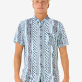 Fun Times Short Sleeve Shirt - Herre - Light Aqua