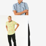 Fun Times Short Sleeve Shirt - Herre - Lime Wash