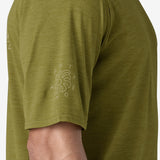 Men's Capilene Cool Daily Graphic T-Shirt - Lands - Graze Green