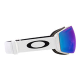 Flight Deck M (7064) Skibriller - Matte White/Prizm Argon