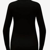 Womens Natural Merinould 260g/m2 Skiundertrøje - Herre - Black