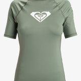 Whole Hearted UV bluse m/korte ærmer til kvinder - Basil