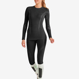 3/4 Wool Tech Skiunderbukser - Dame - Sort
