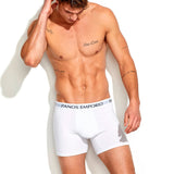 Men's 3-Pak Bambus Base Boxershorts - Herre - White