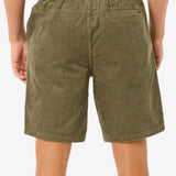Classic Surf Cord Volley Short - Herre - Dusty Olive