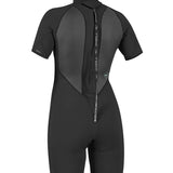 Women's Reactor II 2mm Back Zip S/S Spring våddragt | Damer | Black/Back