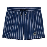 Men's Sid Striped Badeshorts - Herre - Marine