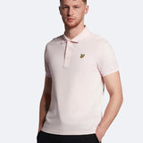 Men's Plain Polo Shirt - Herre - Light Pink