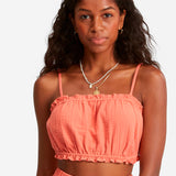 Women's By The Beach Crop Top - Kvinder - Rose Clay