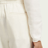 Men's Warren Straight Leg Hørbukser - Herre - White