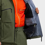 Alpine GORE-TEX 3L skijakke - Mens - Pine Needle