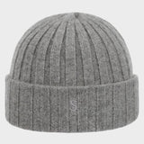 Cashmere Beanie - Unisex - Light Grey Melange