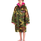 Kid's Advance Long Sleeve Surf Poncho | Børn | Camo/Pink