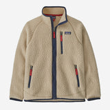 Kids' Retro Pile Fleece Trøje - Børn - El Cap Khaki