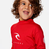 Kids Corps Langærmet UPF 50+ UV t-shirt - Børn (1-8 år) - Red