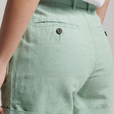 Women's Studios shorts i hør | Dame | Blue Surf