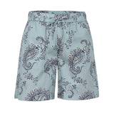 Chloe Long Shorts - Dame - Paisley Aqua