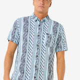 Fun Times Short Sleeve Shirt - Herre - Light Aqua
