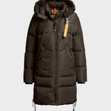 Long Bear Hooded Coat - Women - Earth Brown