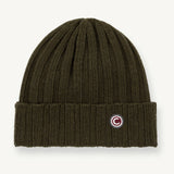 Uld og Cashmere Strikhue - Bush (naturgrøn)
