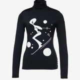 Fatale Long Sleeve Turtleneck - Dame - Black