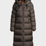 Panda Hooded Down Coat - Women - Earth Brown