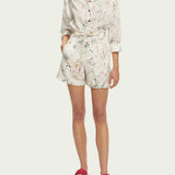 Women's High Rise Mini-length Shorts - Dame - Wilder White