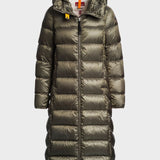 Leah Hooded Down Coat - Women - Olive Grey