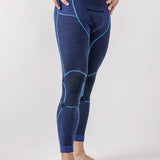 Men's Merino Baselayer Skiunderbukser - Herre - Ocean/Sky Blue