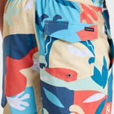 Surfsilk - Badebukser til mænd - Khaki Abstractom