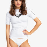 Women's Whole Hearted Short Sleeve UV T-shirt - Dame - Bright White
