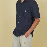 Men's Surf Road Skjorte - Herre - Navy