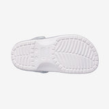 Toddler Classic Iridescent Glitter Clog - White