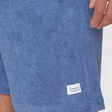 Men's Fig Loose Terry Shorts - Herre - Moonlight Blue