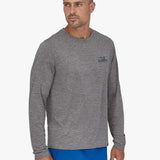 Men's Capilene Cool Daily Graphic UV T-shirt - Herre - Skyline Feather Grey