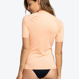 Women's Whole Hearted Short Sleeve UV T-shirt - Dame - Salmon